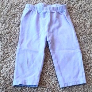 6-9M Lavender pastel purple leggings pants